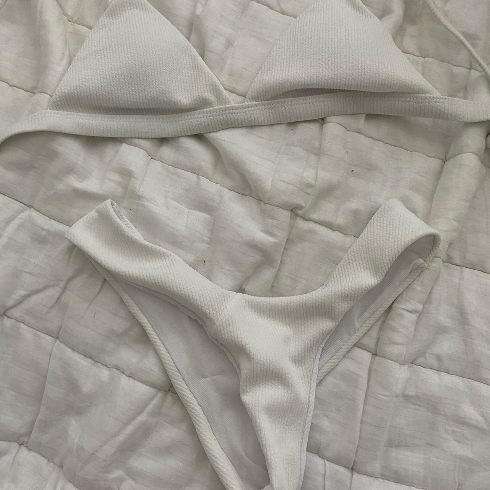 White Zaful Bikini